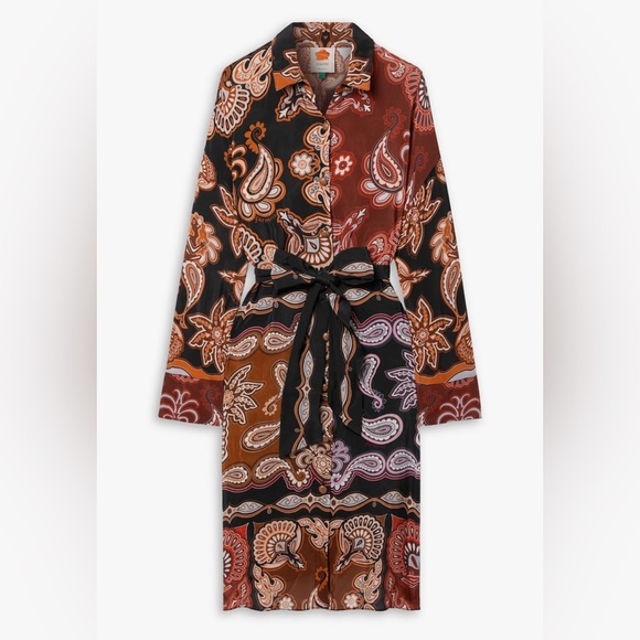 Farm Rio Printed Mini Shirt Dress - Picture 15 of 16